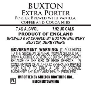 Buxton Brewery Extra Porter May 2016