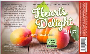 Santa Clara Valley Brewing Heart's Delight