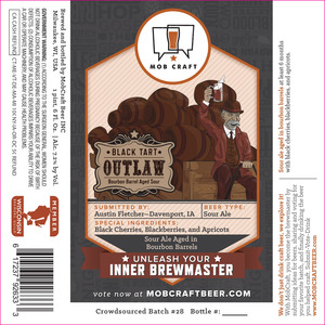 Mobcraft Beer Black Tart Outlaw