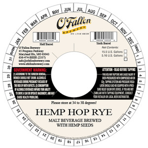 O'fallon Hemp Hop Rye