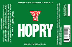 Yazoo Hopry India Pale Ale May 2016