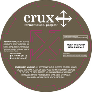 Crux Fermentation Project Over The Pond April 2016
