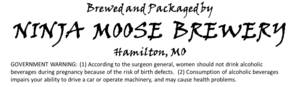 Ninja Moose Brewery Dunkel