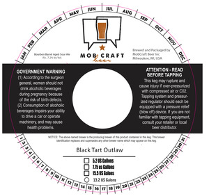 Mobcraft Beer Black Tart Outlaw