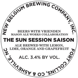 New Belgium Brewing Company, Inc. The Sun Session Saison