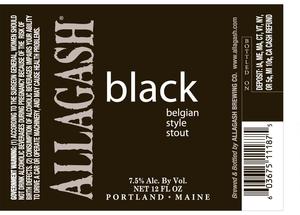 Allagash Brewing Company Black Ale May 2016