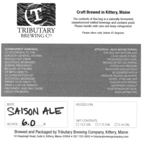 Tributary Brewing Co. May 2016