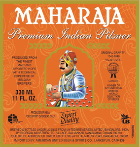 Maharaja Premium Indian Pilsner