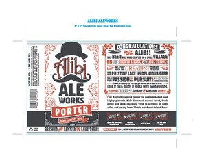 Alibi Ale Works May 2016