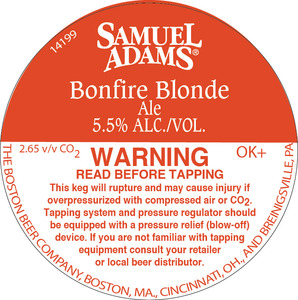 Samuel Adams Bonfire Blonde