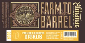 Almanac Beer Co. Farmer's Reserve Citrus May 2016