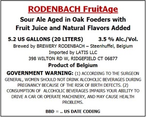 Rodenbach Fruitage May 2016