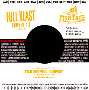 Fish Tale Ales Full Blast Summer Ale