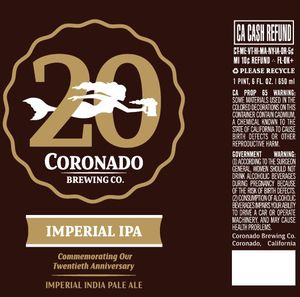 Coronado Brewing Company Imperial IPA May 2016