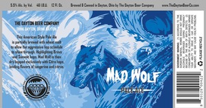 The Dayton Beer Company Mad Wolf Pale Ale
