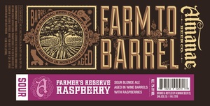 Almanac Beer Co. Farmer's Reserve Raspberry May 2016