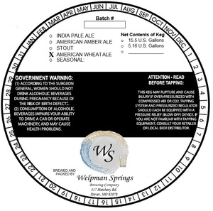 Welpman Springs Brewing Company 