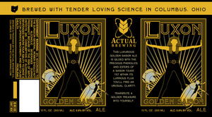 Actual Brewing Luxon Golden Saison Ale