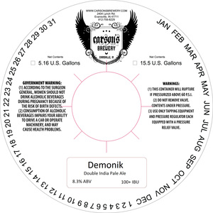 Carson's Brewery Demonik May 2016