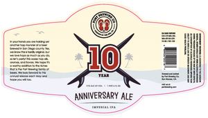 Port Brewing Company Anniversary Ale May 2016
