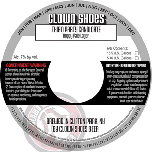 Clown Shoes Third Party Candidate Hoppy Pale May 2016