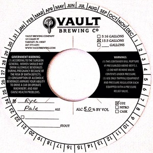 Vault Brewing Company May 2016