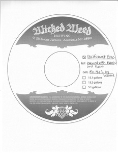 Wicked Weed Brewing Pacificmost Gose May 2016