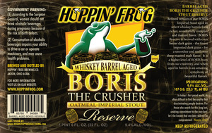 Hoppin' Frog Barrel Aged Boris The Crusher Reserve