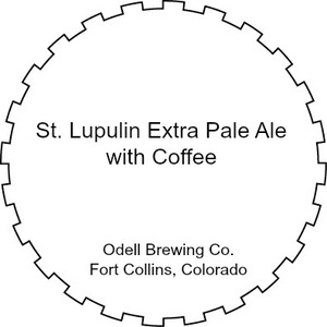 Odell Brewing Company St. Lupulin Extra Pale Ale With Coffee May 2016