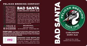 Pelican Brewing Company Bad Santa Cascadian Dark Ale May 2016