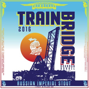 Thumbcoast Brewing Company Trainbridge Russian Imperial Stout May 2016
