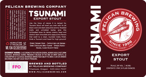 Pelican Brewing Company Tsunami Stout May 2016