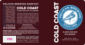 Pelican Brewing Company Cold Coast Cascadian Pilsner May 2016