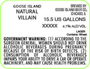 Goose Island Natural Villain
