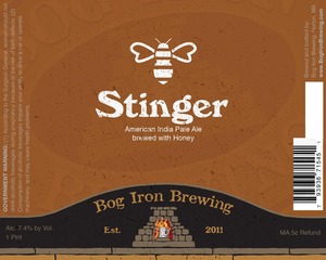 Bog Iron Brewing Stinger May 2016