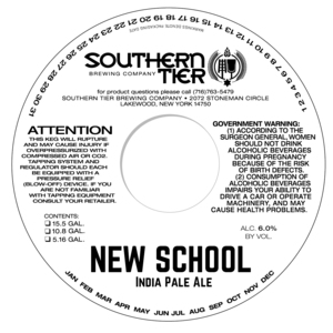 Southern Tier Brewing Company New School
