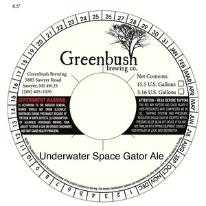 Greenbush Brewing Co. Underwater Space Gator