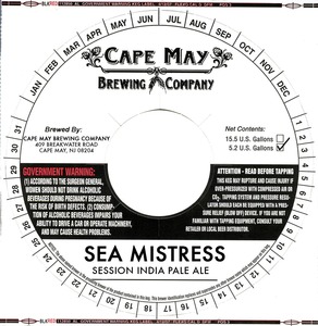 Sea Mistress Session India Pale Ale May 2016