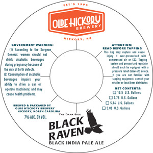 Olde Hickory Brewery Black Raven May 2016