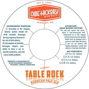 Olde Hickory Brewery Table Rock May 2016
