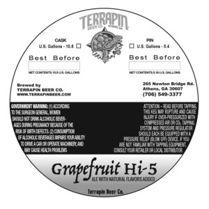 Terrapin Grapefruit Hi-5