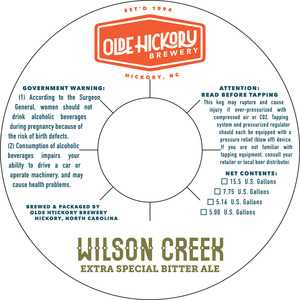 Olde Hickory Brewery Wilson Creek May 2016