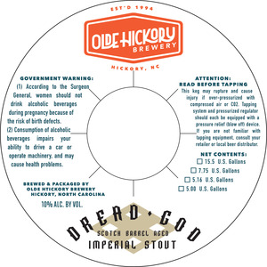 Olde Hickory Brewery Dread God May 2016