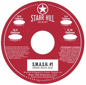 Starr Hill S.m.a.s.h. #1 May 2016