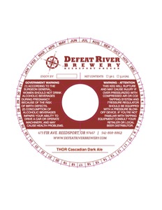 Defeat River Brewery Thor Cascadian Dark Ale