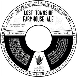 Lost Township Farmhouse Ale May 2016
