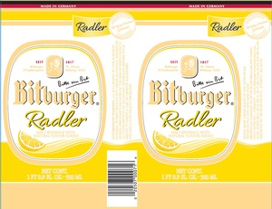 Bitburger Radler May 2016