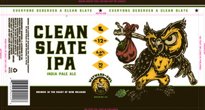 Wayward Owl Brewing Company Clean Slate IPA May 2016