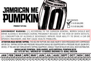 10 Barrel Brewing Co. Jamaican Me Pumpkin May 2016