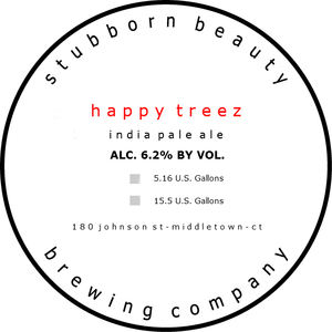 Stubborn Beauty Brewing Company Happy Treez